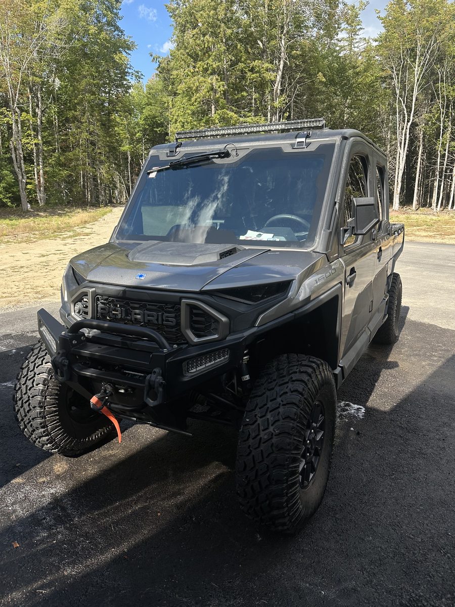 Clean, mud-free side-by-side (SXS) after detailing